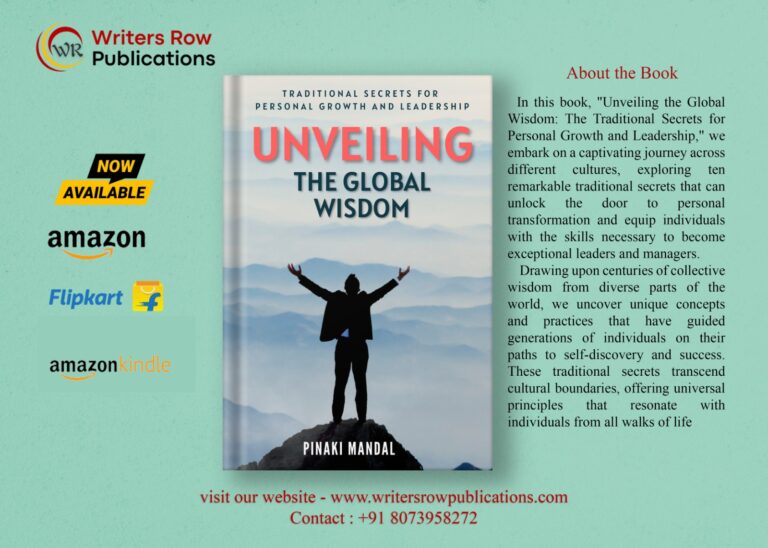 Renowned Author Dr. Pinaki Mandal Launches Second Book, “Unveiling the Global Wisdom