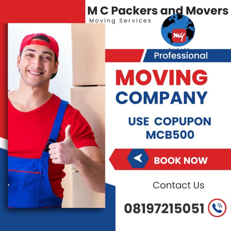 M C Packers and Movers Is Top best Relocation Company in Whitefield and Marathahalli at Bangalore Location